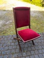 Elegante 19de eeuwse opklapbare stoel van eikenhout, Antiek en Kunst, Antiek | Meubels | Stoelen en Banken, Ophalen