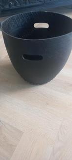 Rubberen (lektuur) mand, Huis en Inrichting, Woonaccessoires | Schalen en Manden, Ophalen, Zo goed als nieuw, Rond, Riet