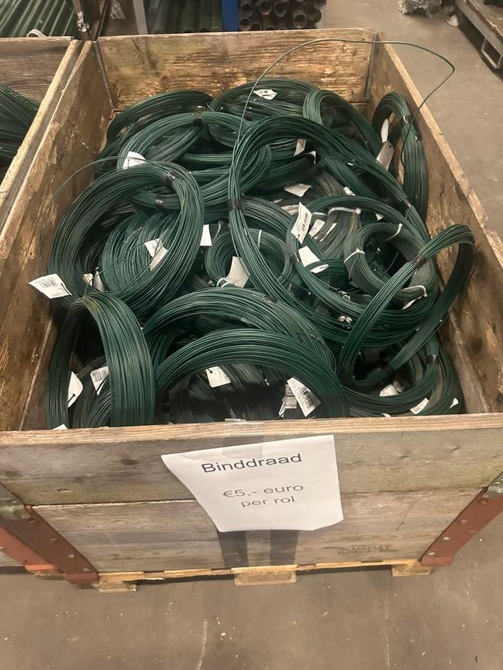 2e keus binddraad 110 m/rol – €5 – diverse diktes, Tuin en Terras, Gaas en Draad, Zo goed als nieuw, Draad, 20 meter of meer, Ophalen