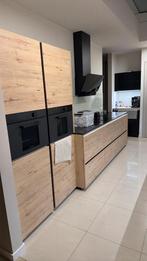 Moderne Hoekkeuken met Kookeiland 3 jaar oud, Bruin, Hoekkeuken, Ophalen of Verzenden, Zo goed als nieuw