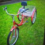 Rode driewieler met mand, Ophalen of Verzenden, Gebruikt, Onbekend