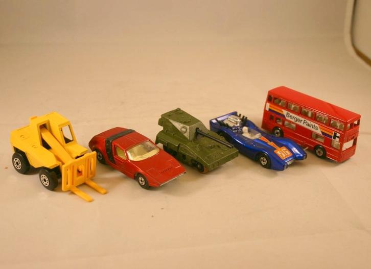 5 stuks Matchbox Superfast Modellen (Nieuw zonder Doosje), Hobby en Vrije tijd, Modelauto's | Overige schalen, Nieuw, Auto, Verzenden