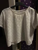Wit cropped shirtje, Verzenden, Wit, Korte mouw, Maat 36 (S)