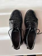 Durea lage veterschoen, zwart lakleer. Maat 7. Breedte H., Kleding | Dames, Schoenen, Durea, Schoenen met lage hakken, Zwart, Ophalen of Verzenden