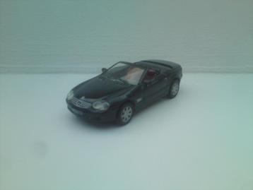 Schuco Mercedes sl 500 cabrio zwart. 1/87 schaalmodel beschikbaar voor biedingen