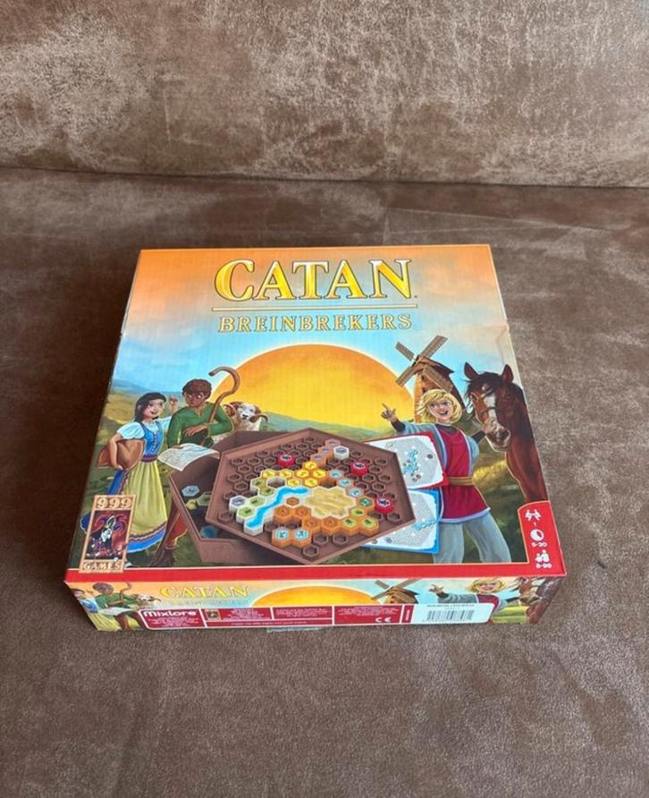 Catan Breinbrekers - Leuk Denkspel!, Hobby en Vrije tijd, Gezelschapsspellen | Bordspellen, Nieuw, Een of twee spelers, Reisspel