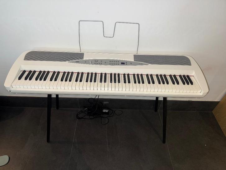 Korg SP280 Digitale Piano met Pedaal - Zwart, Muziek en Instrumenten, Piano's, Zo goed als nieuw, Piano, Zwart, Digitaal, Ophalen