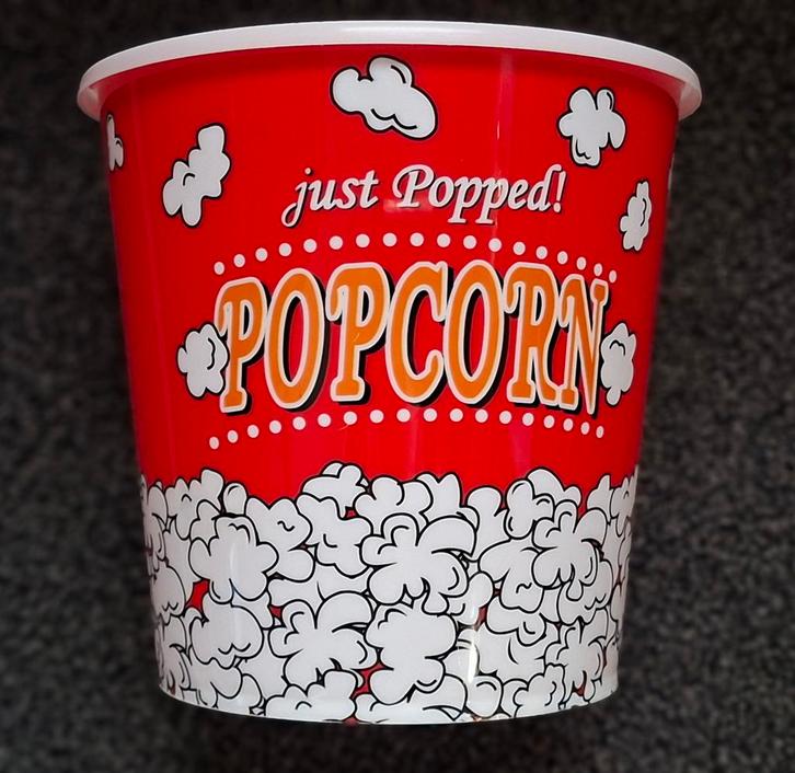 Leuke Popcorn Beker/emmertje., Huis en Inrichting, Keuken | Keukenbenodigdheden, Gebruikt, Ophalen of Verzenden