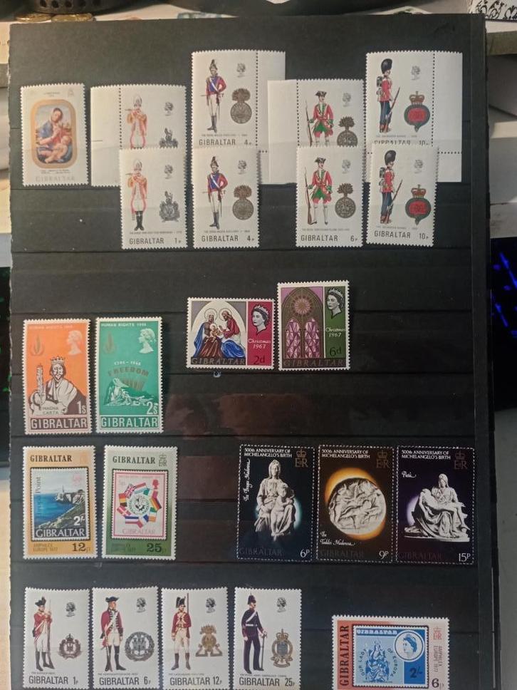 I2) Kaveltje Gibraltar Postfris, Postzegels en Munten, Postzegels | Volle albums en Verzamelingen, Buitenland, Ophalen of Verzenden