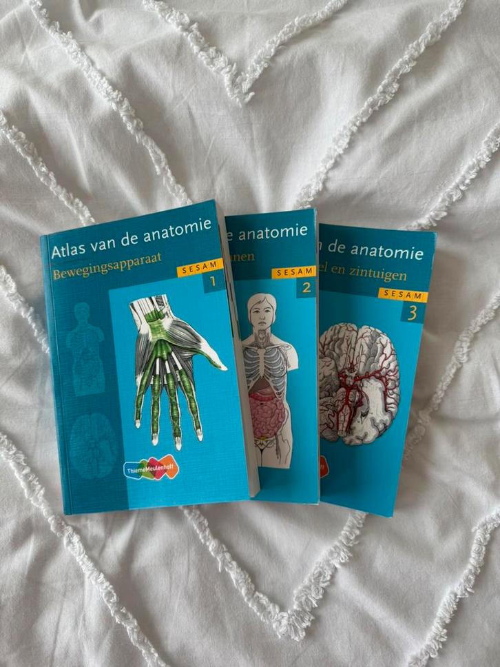 Werner Platzer Atlas van de anatomie deel 1, 2 en 3, Boeken, Schoolboeken, Zo goed als nieuw, Nederlands, Overige niveaus, Ophalen of Verzenden