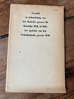 WO2 Nederlands NBS Instructieboek Duitse Wapens MP40 verzet, Verzamelen, Verzenden, Duitsland, Boek of Tijdschrift, Landmacht
