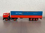 Lion Car DAF 2800 Nr.58-70 trekker met Nr.70 oplegger, Ophalen of Verzenden, Zo goed als nieuw, Bus of Vrachtwagen, Lion Toys
