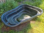 Prachtig grote voorgevormde vijver 500 Liter met plantenrand, Ophalen, Zo goed als nieuw