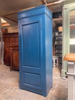 Oude Boerenblauwe eendeurskast., Ophalen of Verzenden