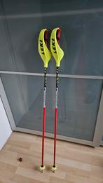 Leki worldcup skistokken 120cm + slalomkappen + handschoenen, Gebruikt, Stokken, 100 tot 140 cm, Skiën
