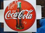 Vierkante vintage tafel Coca-Cola, Gebruikt, 50 tot 100 cm, Vierkant, Ophalen of Verzenden