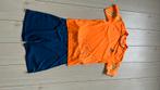158 164 oranje adidas voetbal shirt zwart voetbal broek, Adidas, Jongen of Meisje, Sport- of Zwemkleding, Ophalen of Verzenden