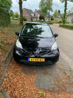Toyota Aygo  2007 Zwart .perfect lopende motor., Auto's, Voorwielaandrijving, Stof, Zwart, 4 stoelen