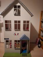 Barbiehuis met meubels, Kinderen en Baby's, Speelgoed | Poppenhuizen, Ophalen, Gebruikt, Poppenhuis