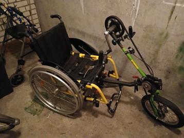 rolstoel met handbike beschikbaar voor biedingen