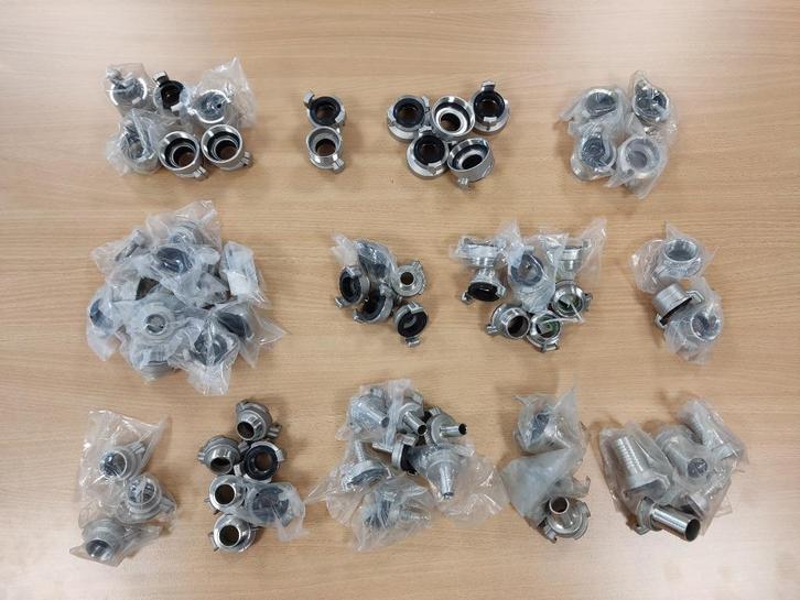 Restpartij RVS snelkoppelingen type GEKA, Doe-het-zelf en Verbouw, Buizen en Afvoer, Nieuw, Overige typen, Rvs, Minder dan 2 meter