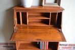 Prachtig antiek eiken houten Art Deco studentenbureau., Antiek en Kunst, Antiek | Meubels | Tafels, Verzenden