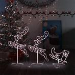Kerstdecoratie rendieren en slee 260x21x87 cm, Diversen, Kerst, Nieuw, Bbd, Bbd, Bbd