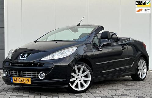 Peugeot 207 CC 1.6-16V T Roland Garros CABRIO AIRCO LEER DEA, Auto's, Peugeot, Bedrijf, Te koop, ABS, Airbags, Airconditioning