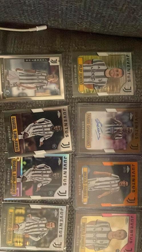 2022/23 topps chrome Juventus hits en autographs, Hobby en Vrije tijd, Verzamelkaartspellen | Overige, Zo goed als nieuw, Ophalen of Verzenden