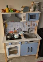 Houten speelkeuken met accessoires, Kinderen en Baby's, Ophalen, Gebruikt, Hout, Speelkeuken