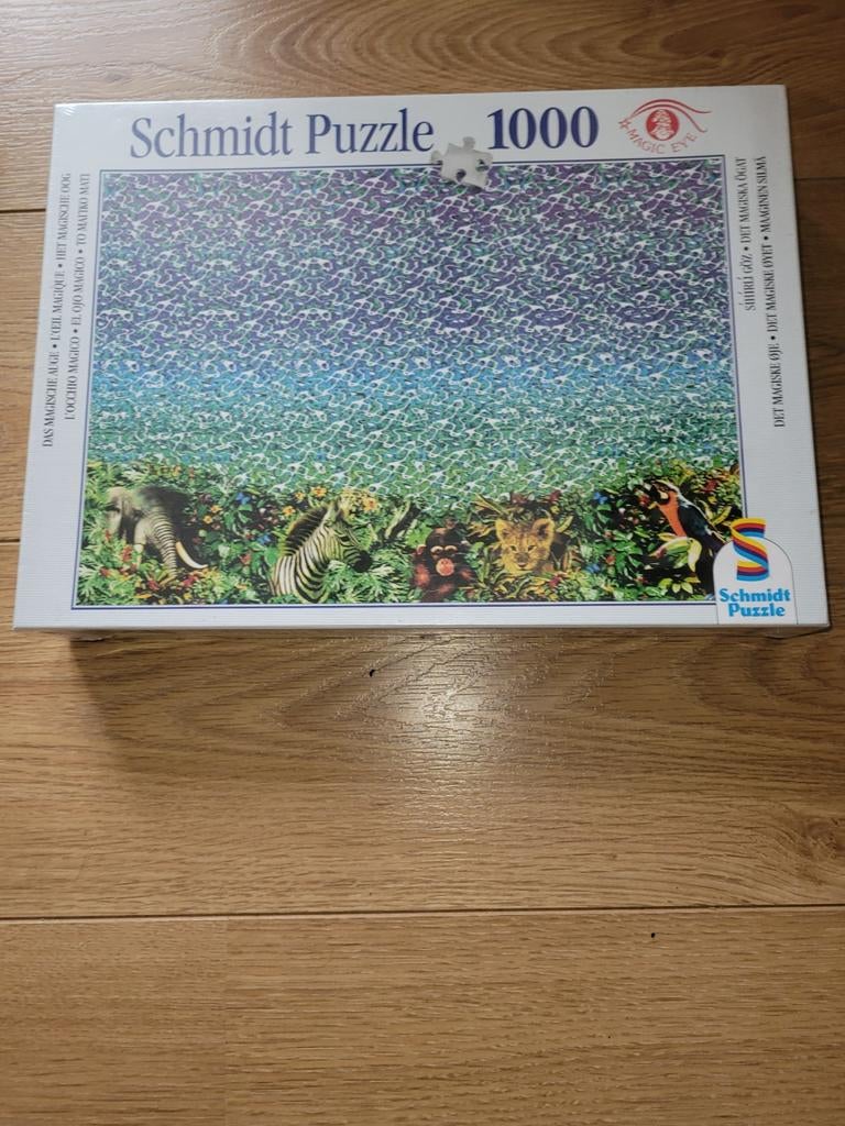 Schmidt puzzel magic eye nieuw, Ophalen of Verzenden, 500 t/m 1500 stukjes, Nieuw