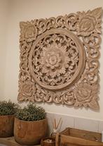 Groot Wandpaneel - Taupe/Beige - 60x60 cm, Ophalen, Zo goed als nieuw