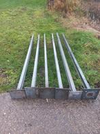 Palen met voetplaat - 3 meter, Tuin en Terras, Ophalen of Verzenden