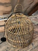 Rotan Lamp 70 cm, Huis en Inrichting, Lampen | Lampenkappen, Ophalen of Verzenden, Zo goed als nieuw, Rond, 50 cm of meer