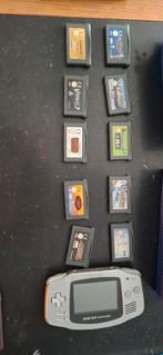 Gameboy advance met verschillende spellen, Spelcomputers en Games, Spelcomputers | Nintendo Game Boy, Ophalen of Verzenden, Gebruikt