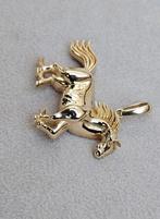Mooie paard 14k gouden hanger, Sieraden, Tassen en Uiterlijk, Kettinghangers, Overige voorstellingen, Nieuw, Ophalen of Verzenden