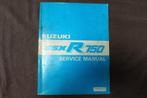 Suzuki GSX-R750 1985 motorcycle service manual GSX R 750, Ophalen of Verzenden, Suzuki