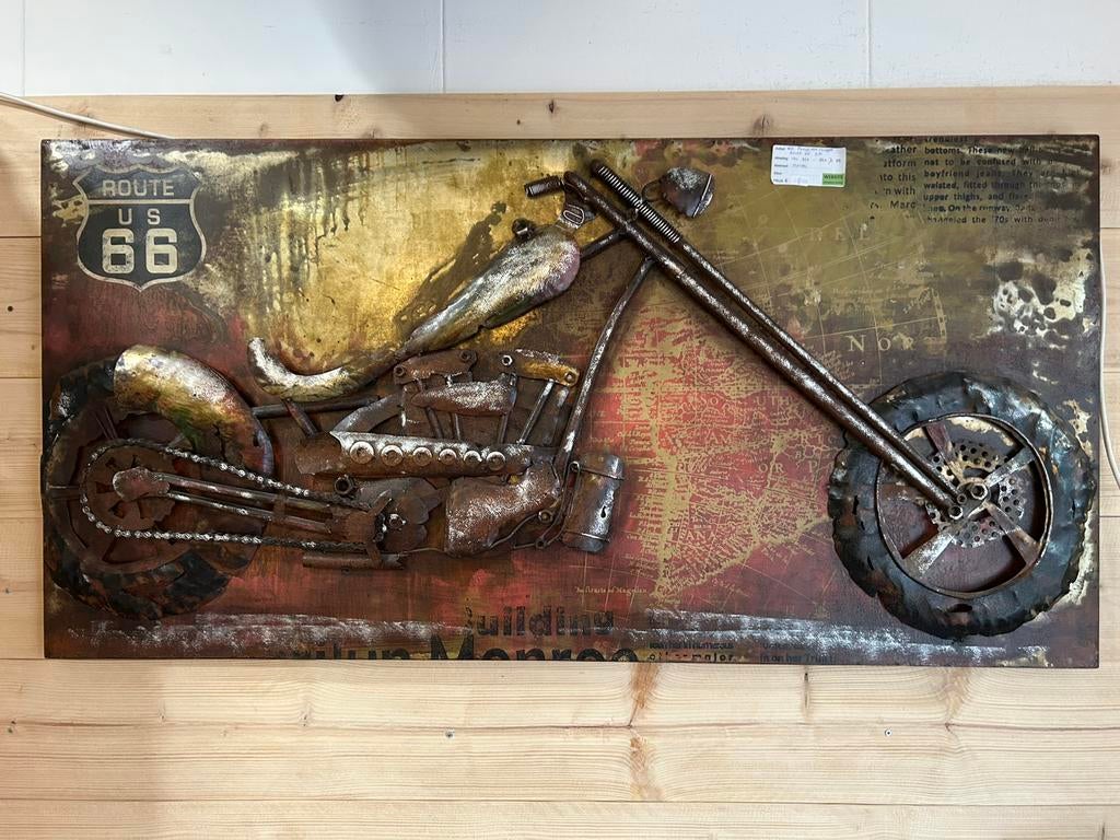 Easy rider chopper metaal schilderij, Ophalen