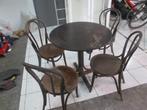 cafe stoelen, Huis en Inrichting, Stoelen, Gebruikt, Bruin, Ophalen of Verzenden, Vijf, Zes of meer stoelen
