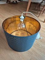 Ikea Nymo lamp blauw en goud, Ophalen, Zo goed als nieuw