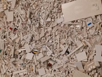 lego 14 kilo kg witte onderdelen stenen beschikbaar voor biedingen