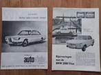BMW 2000CS & 2000 Tilux 1966/1967, Boeken, Auto's | Folders en Tijdschriften, Ophalen of Verzenden, Zo goed als nieuw, BMW