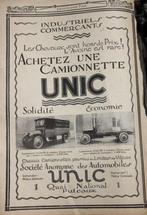 knipsel     UNIC   1919, Auto's, Gebruikt, Ophalen of Verzenden