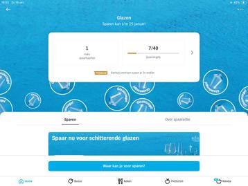 47 zegels ah glazen glazenzegels Albert Heijn beschikbaar voor biedingen