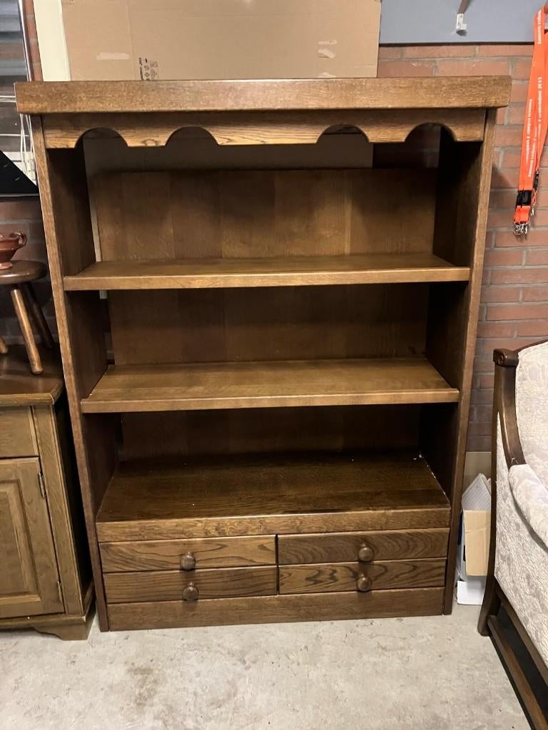 Nette wandkast met 4 laden, Antiek en Kunst, Antiek | Meubels | Kasten, Ophalen