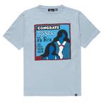 By Parra Congrats Dusty Blue T-Shirt XL, Nieuw, Blauw, Maat 56/58 (XL), Verzenden