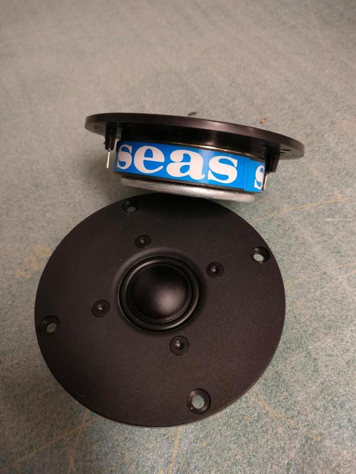 Seas 27TD Tweeters (2x), Audio, Tv en Foto, Luidsprekers, Nieuw, Overige typen, Minder dan 60 watt, Overige merken, Ophalen of Verzenden