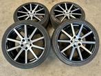 18 inch AEZ sport velgen + zomerbanden Mercedes C / SLK, 18 inch, Gebruikt, AEZ, Banden en Velgen