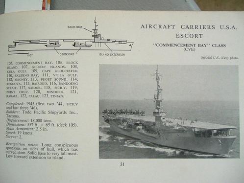 Ship recognition warships - 1953., Boeken, Oorlog en Militair, Gelezen, Marine, Ophalen of Verzenden