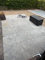 Gratis op te halen terrastegels 80x80, Ophalen, Gebruikt, Beton, Terrastegels